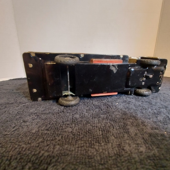 Made In Japan Friction Tin Toy Bank Police Paddywagon In Working Condition - Picture 7 of 8